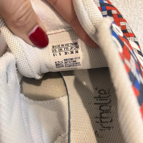 Adidas Men's Athletic Torsion ZX Flux Running Shoes 6.5 Blue Red USA America - Picture 12 of 12